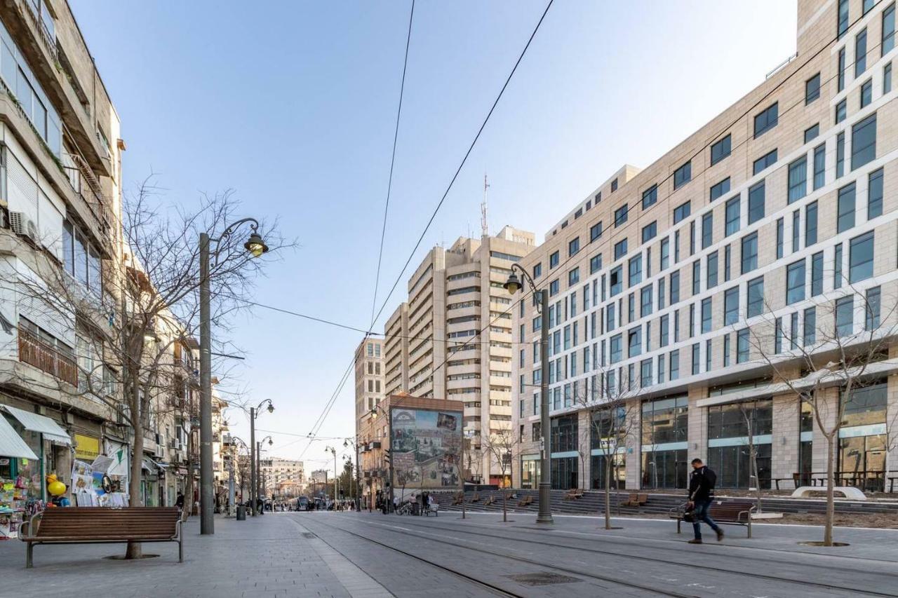 Magical 2Br/Parking With Amazing View, City Center Yerusalem Bagian luar foto