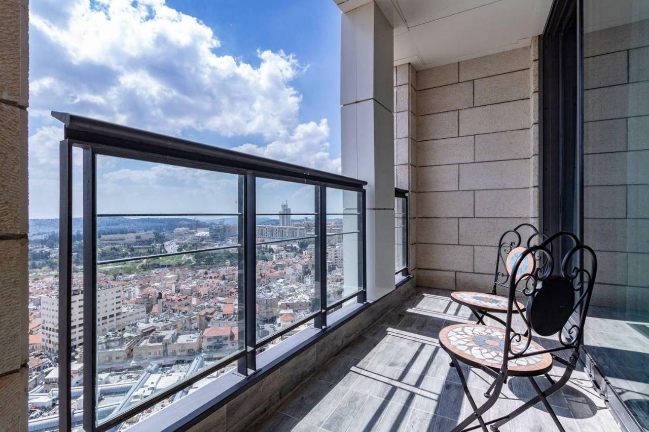 Magical 2Br/Parking With Amazing View, City Center Yerusalem Bagian luar foto